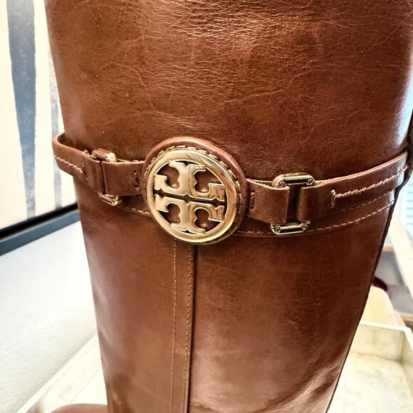Tory Burch | Calista Knee-High Equestrian Riding Boot | Size 10 - Picture 2 of 16
